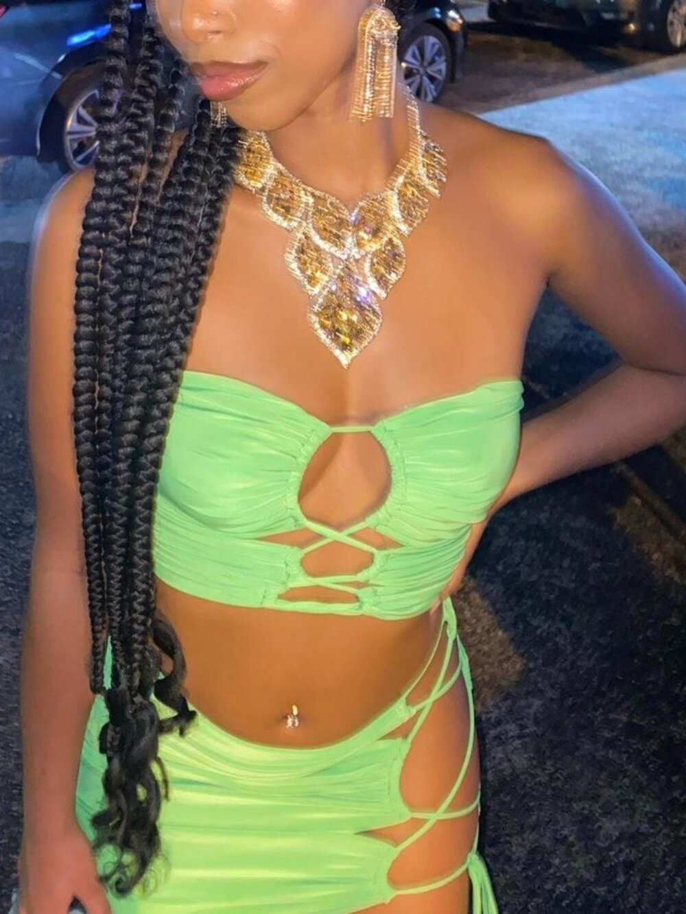 Green two piece set